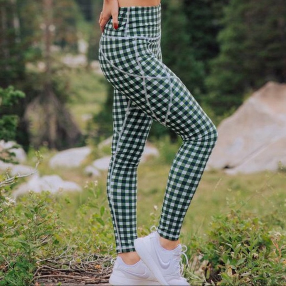 Albion Fit Agnes Gingham Leggings